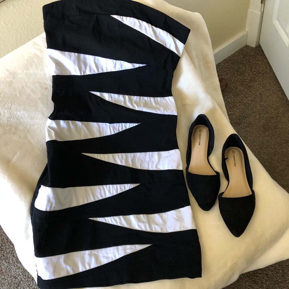 Strapless mini bodycon